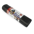 Czarny worek z taśma ściągającą 120l