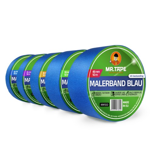 Malerband Blau - Taśma malarska niebieska